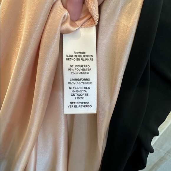 City Studios dress juniors size 11, BLACK, long dress - Picture 4 of 7